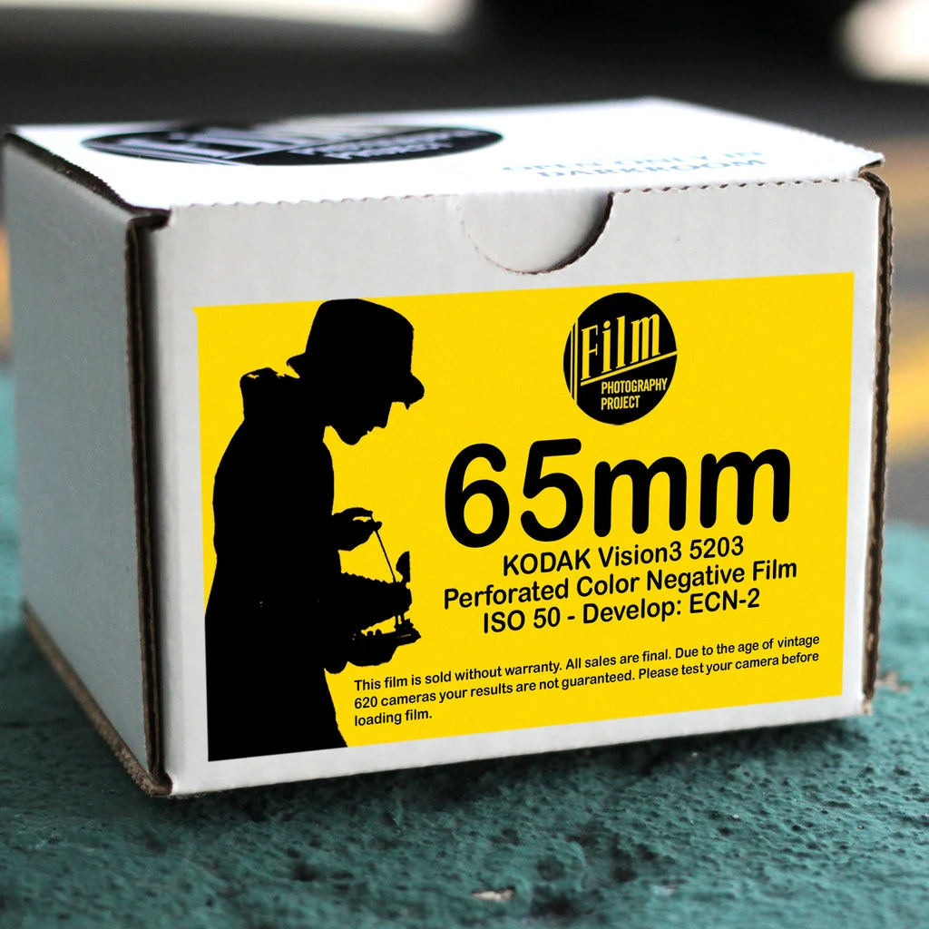 116 / 616 Bulk Film - 65mm IMAX Kodak Vision3 50D (50ft - DIY rolling)