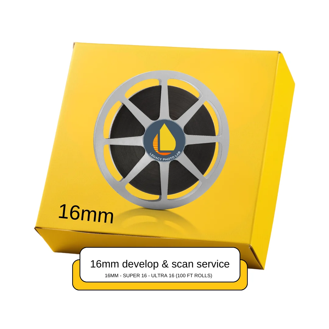 16mm FILM (100 FT ROLLS) / Develop and Scan Service