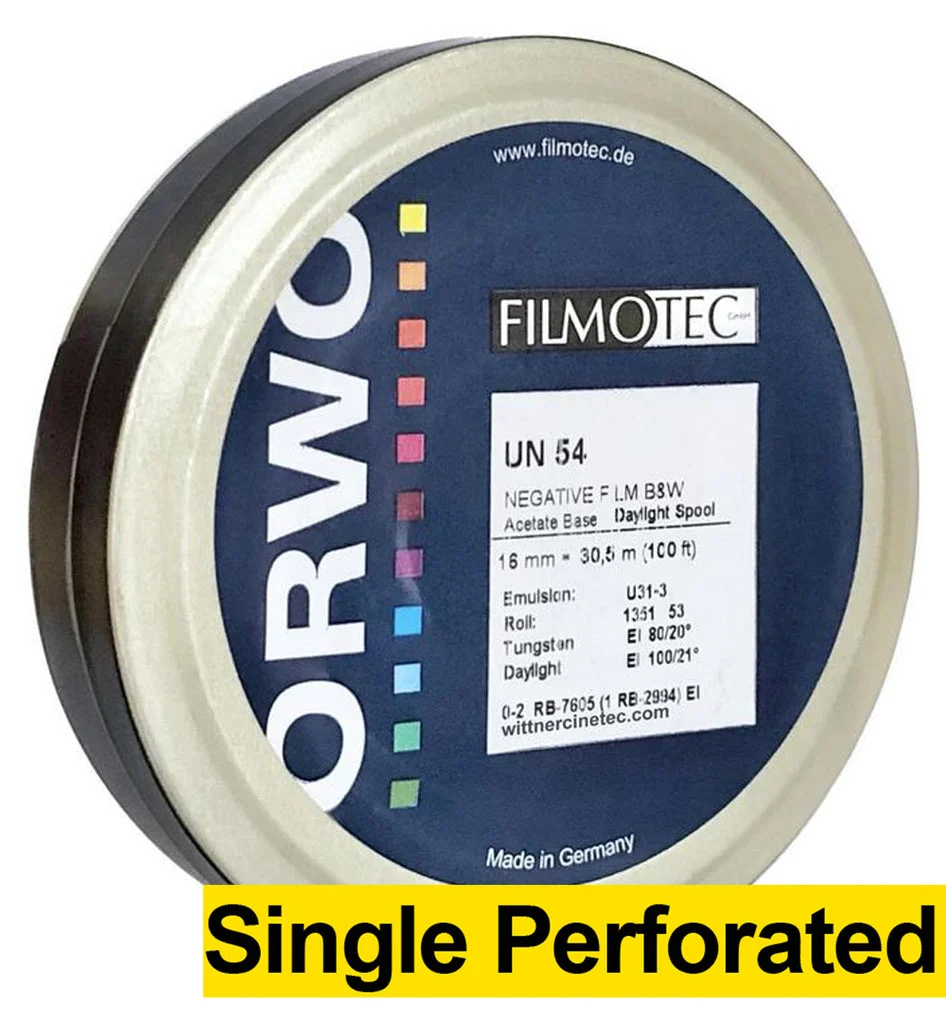16mm Film - Single Perf - ORIGINAL WOLFEN UN 54 - 100 ft