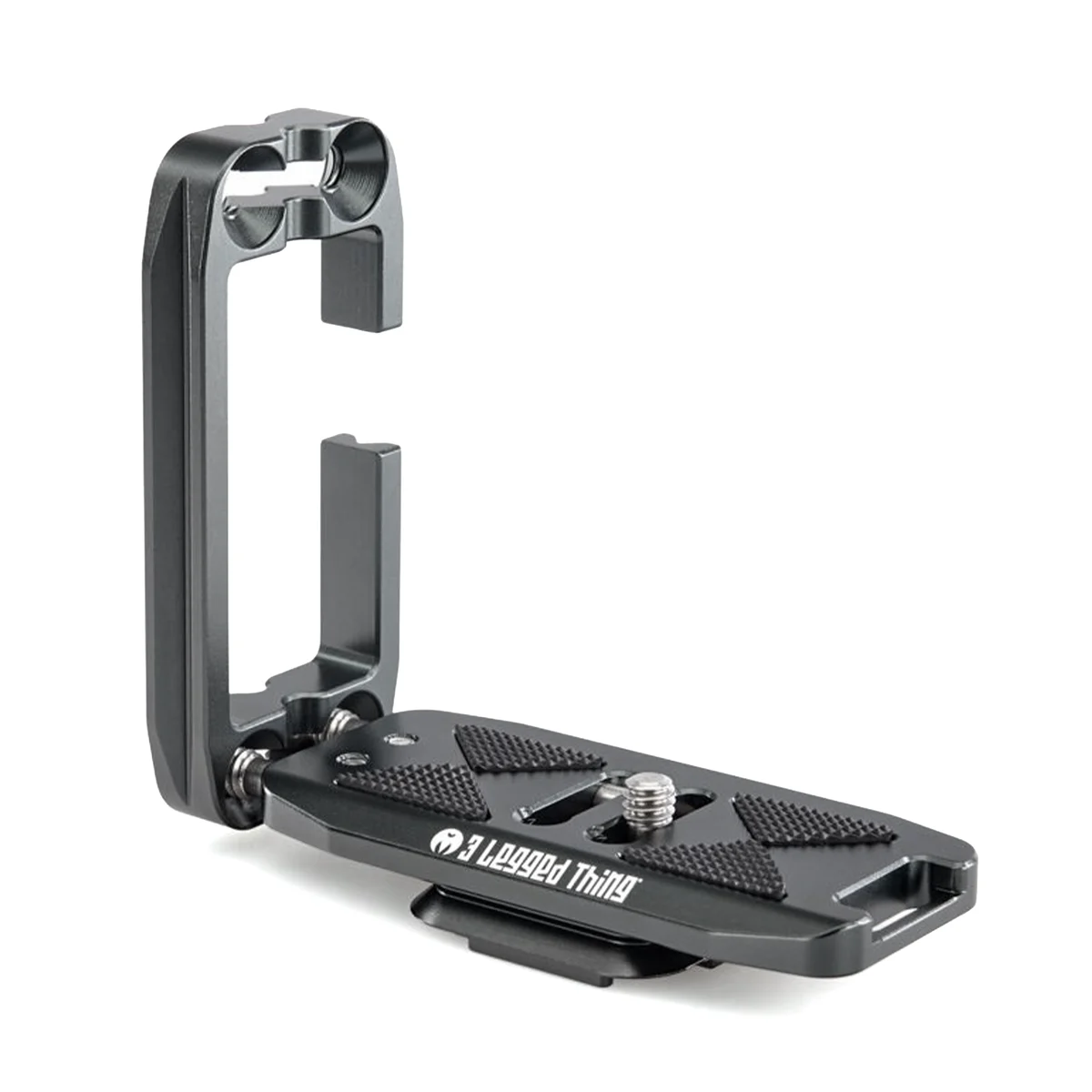 3 Legged Thing Ellie Universal L-Bracket With Peak Design Base - Metallic Slate Grey