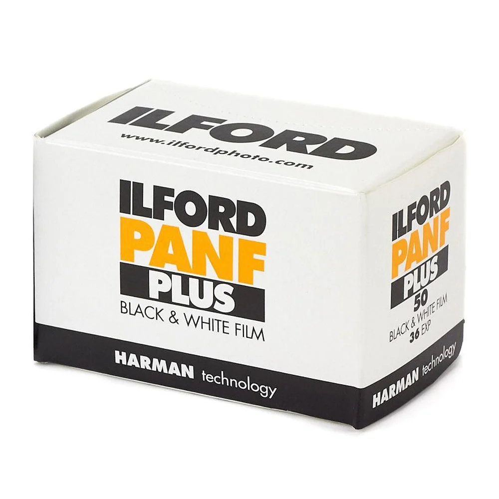 35mm BW Film Ilford Pan F 50 Fine Grain (1 Roll)