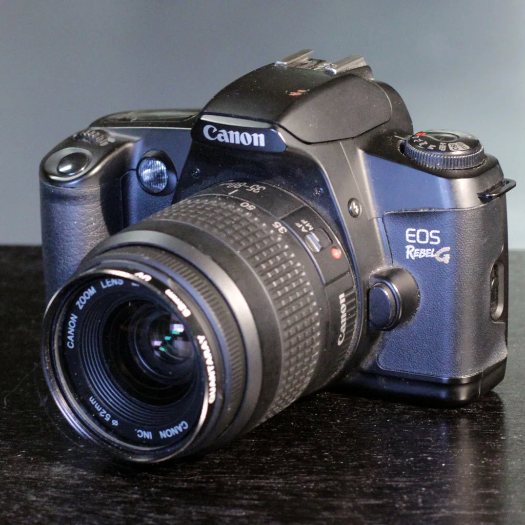 35mm Film Camera - Canon EOS Rebel G SLR (Full Vintage Kit)