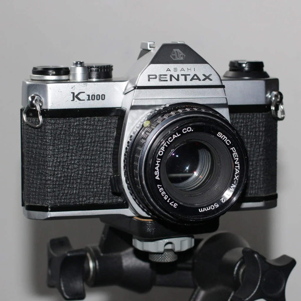 35mm Film Camera - Pentax K1000 SLR / 50mm f2 (Vintage)