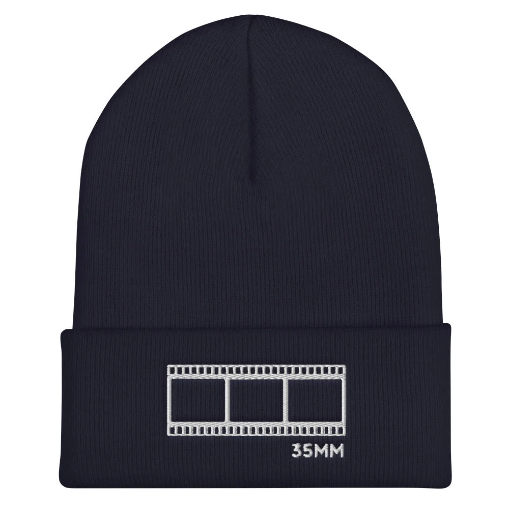 35mm Filmstrip Cuffed Beanie