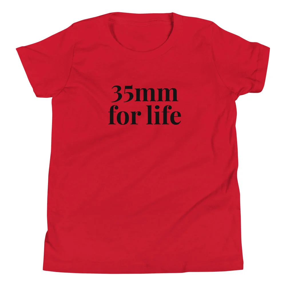 35mm For Life Youth Short Sleeve T-Shirt
