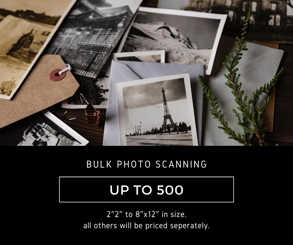 500 Bulk Photo Print Scanning