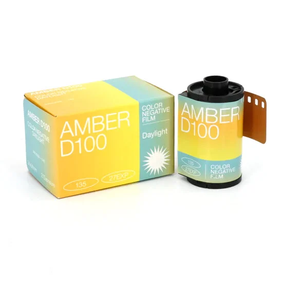 Amber D100 Color Negative Movie Film - 35mm - 27 Exposure