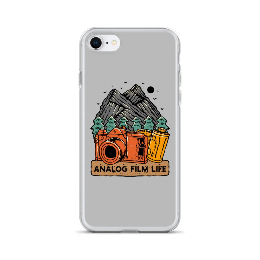 Analog Film Life Mountain iPhone Case