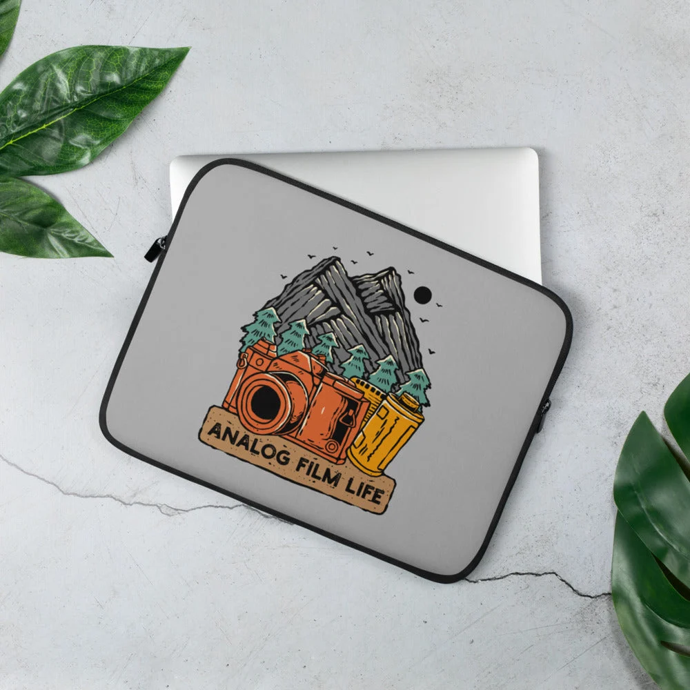 Analog Film Life Mountain Laptop Sleeve