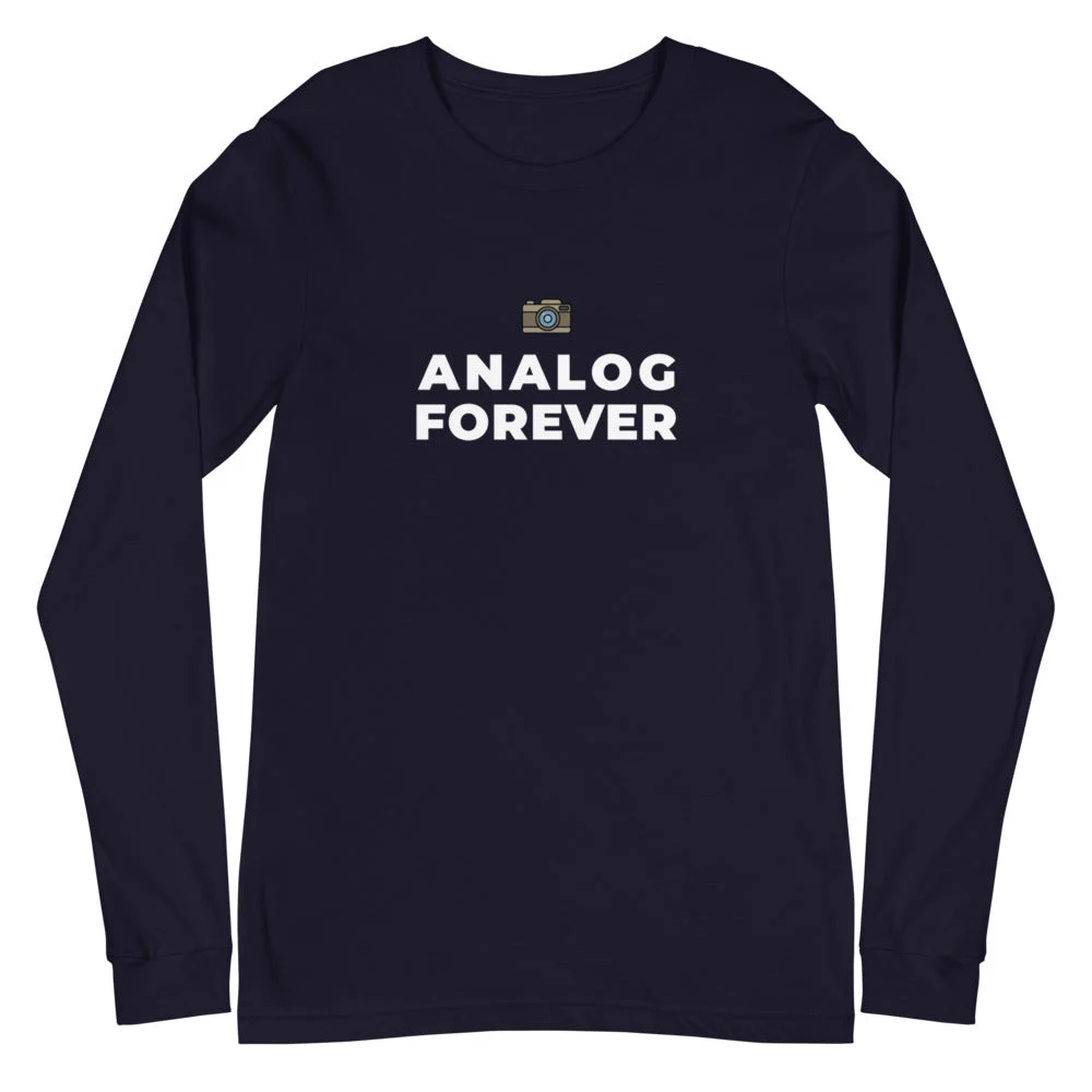 Analog Forever Unisex Long Sleeve Tee