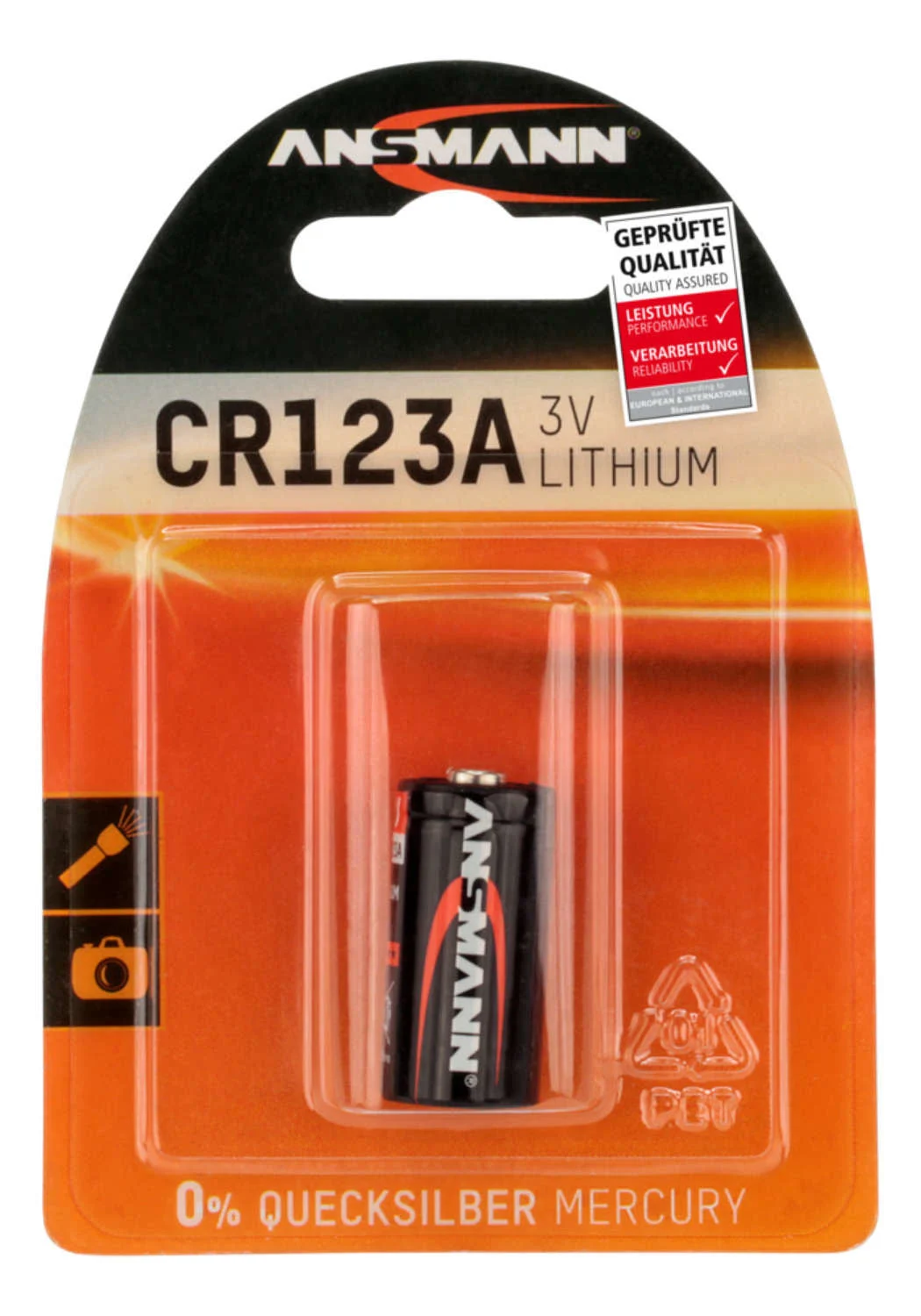 Ansmann CR123A Battery - Single