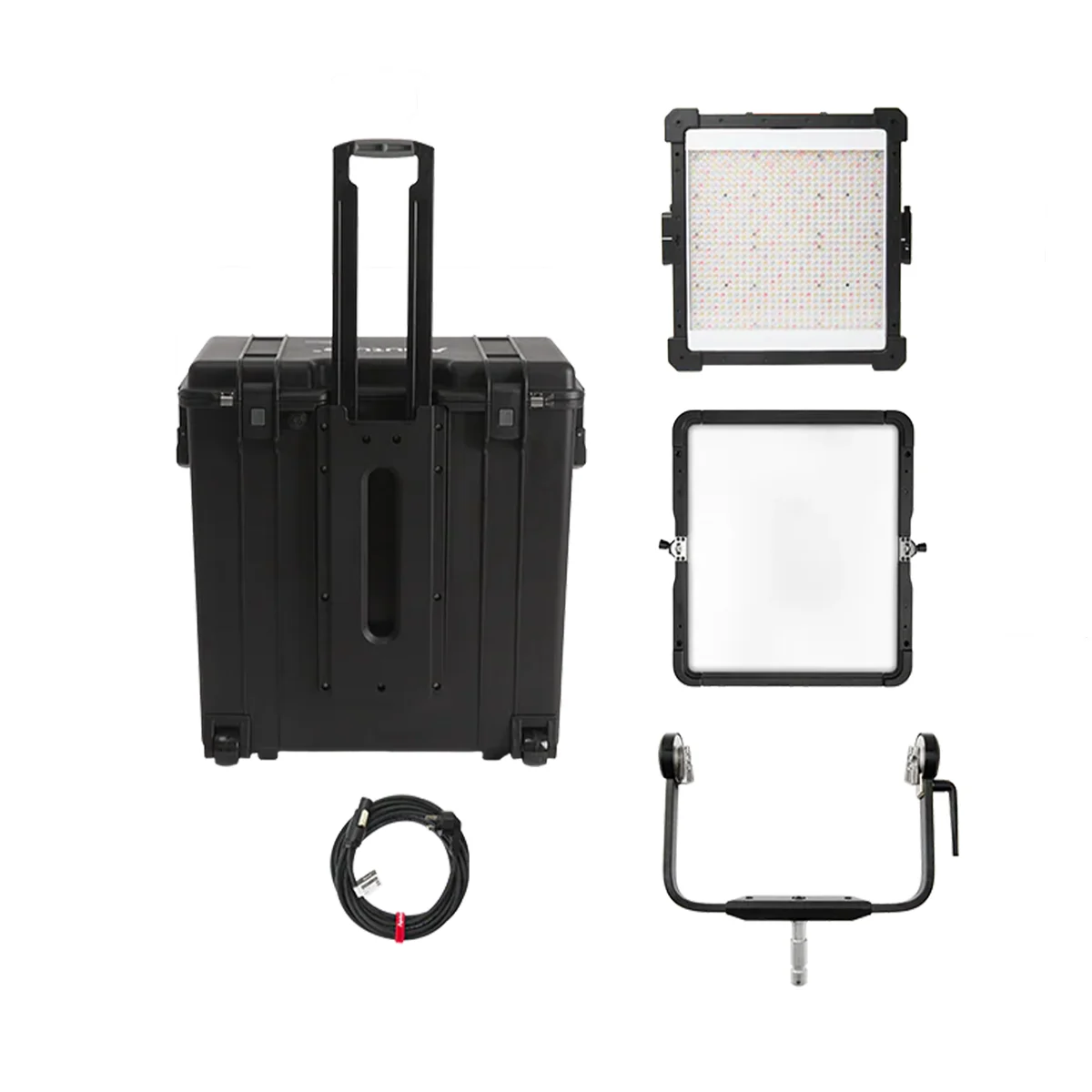 Aputure NOVA II 1x1 500W Tunable Color LED Panel Light with Hard Rolling Case (Travel Kit)