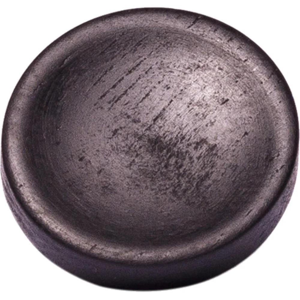 Artisan Obscura Soft Shutter Release Button | Small Concave, Threaded, Ebony Wood