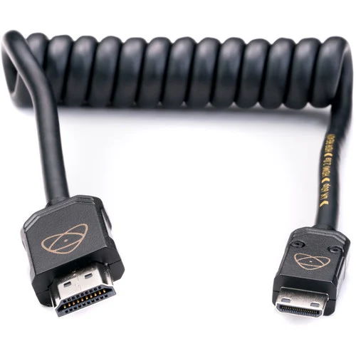 Atomos AtomFLEX HDMI to Mini-HDMI Coiled Cable - 12 to 24"