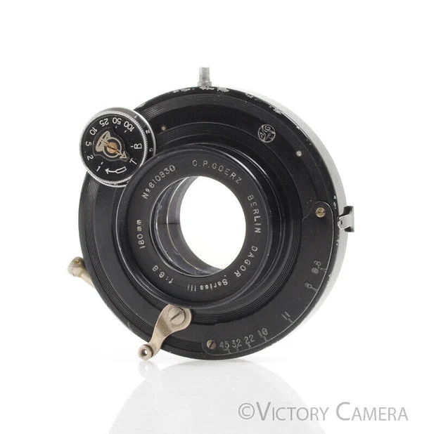 C. P. Goerz Rare Dagor Series III 180mm f6.8 Large Format Lens -Small Chip- [EXC-]