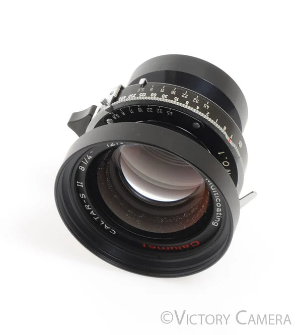 Calumet Caltar-S II 210mm f5.6 MC 4x5 View Camera Lens in Copal 1 Shutter [EXC-]