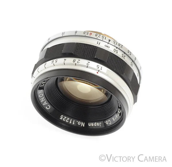 Canon 35mm f1.5 Rare LTM Fast Wide Angle Screw Mount Prime Lens[EXC]