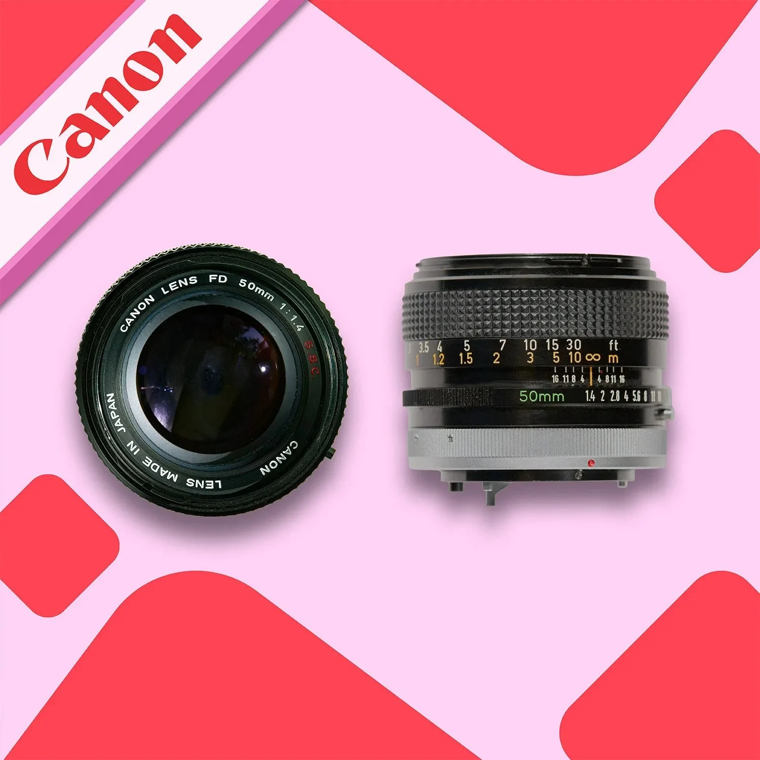 Canon 50mm f/1.4 S.S.C. Lens