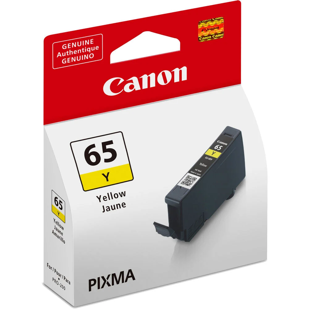 Canon CLI-65 Yellow Ink — For PIXMA PRO-200