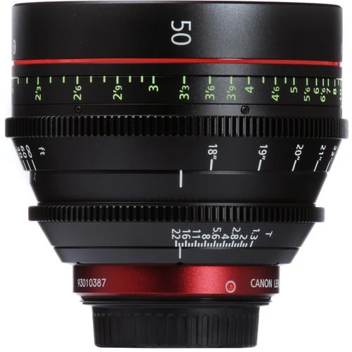 Canon CN-E 50mm T1.3 L F Cinema Prime Lens - EF Mount *SPECIAL ORDER ONLY*