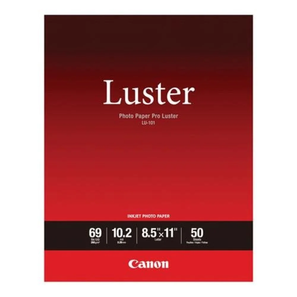 Canon Photo Paper Pro Luster 8.5" x 11", 50 Sheets