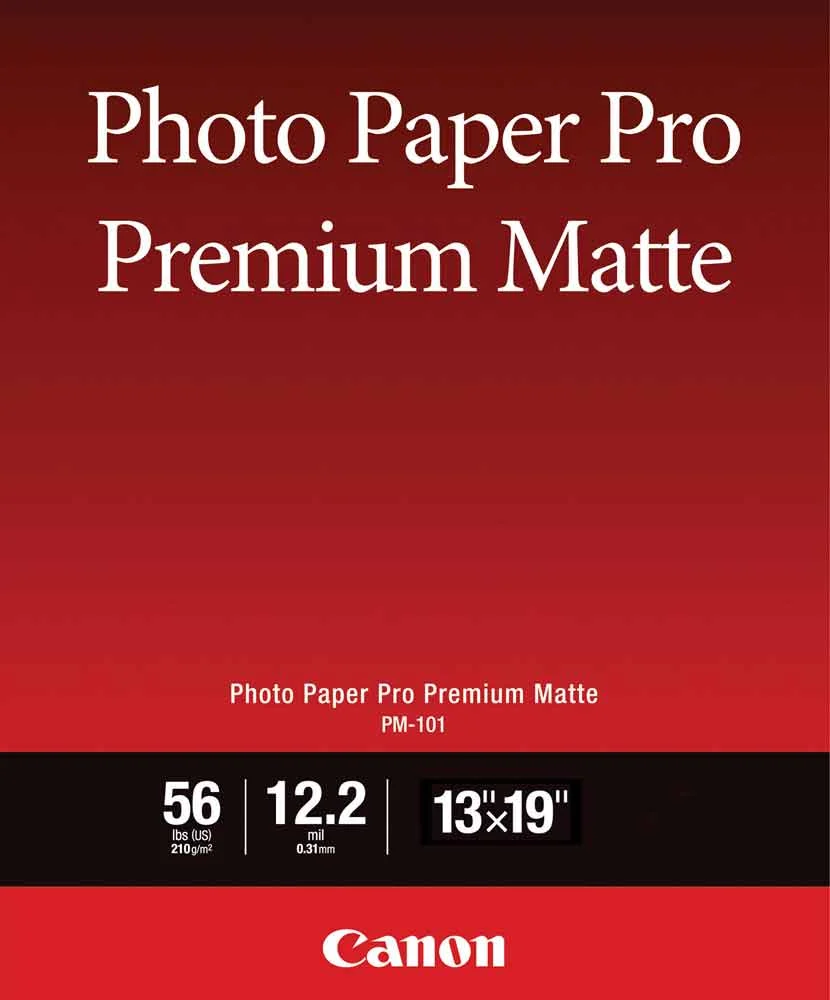 Canon Photo Paper Pro Premium Matte 13x19 | 20 Sheets