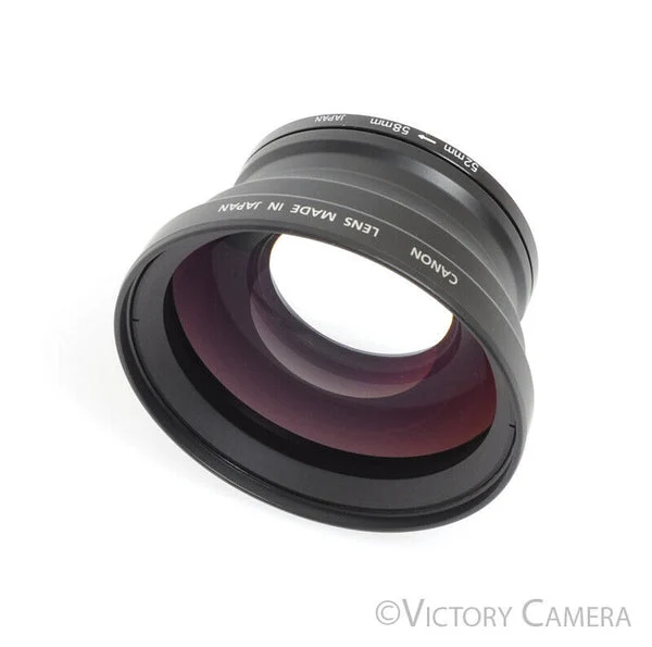 Canon Wide Converter WC-DC58 0.8x for PowerShot G1, G2 & Pro 90[EXC]