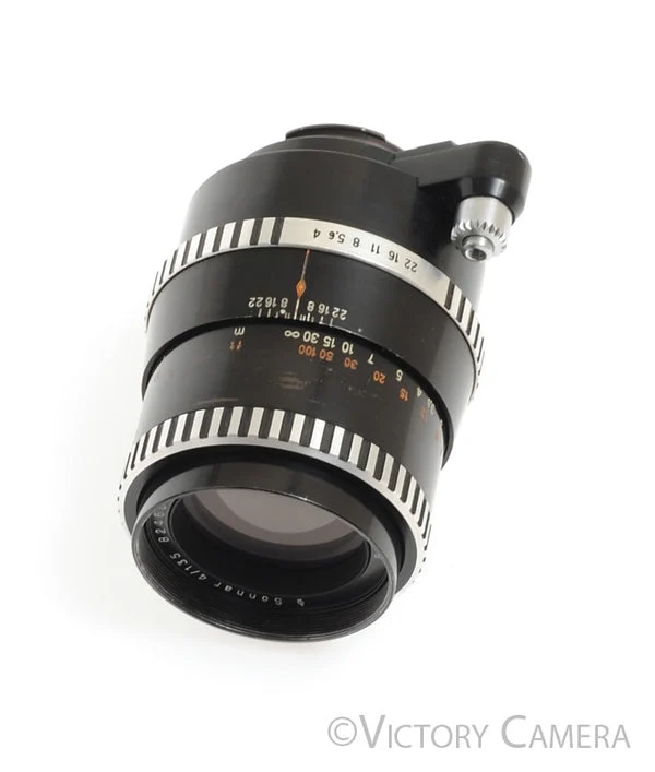 Carl Zeiss 135mm f4 Telephoto Prime Lens for Exakta w/ Button[EXC+]