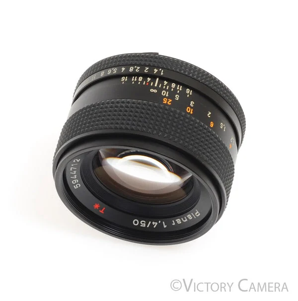 Carl Zeiss Planar T* 50mm F1.4 Standard Prime Lens for Yashica / Contax [EXC]