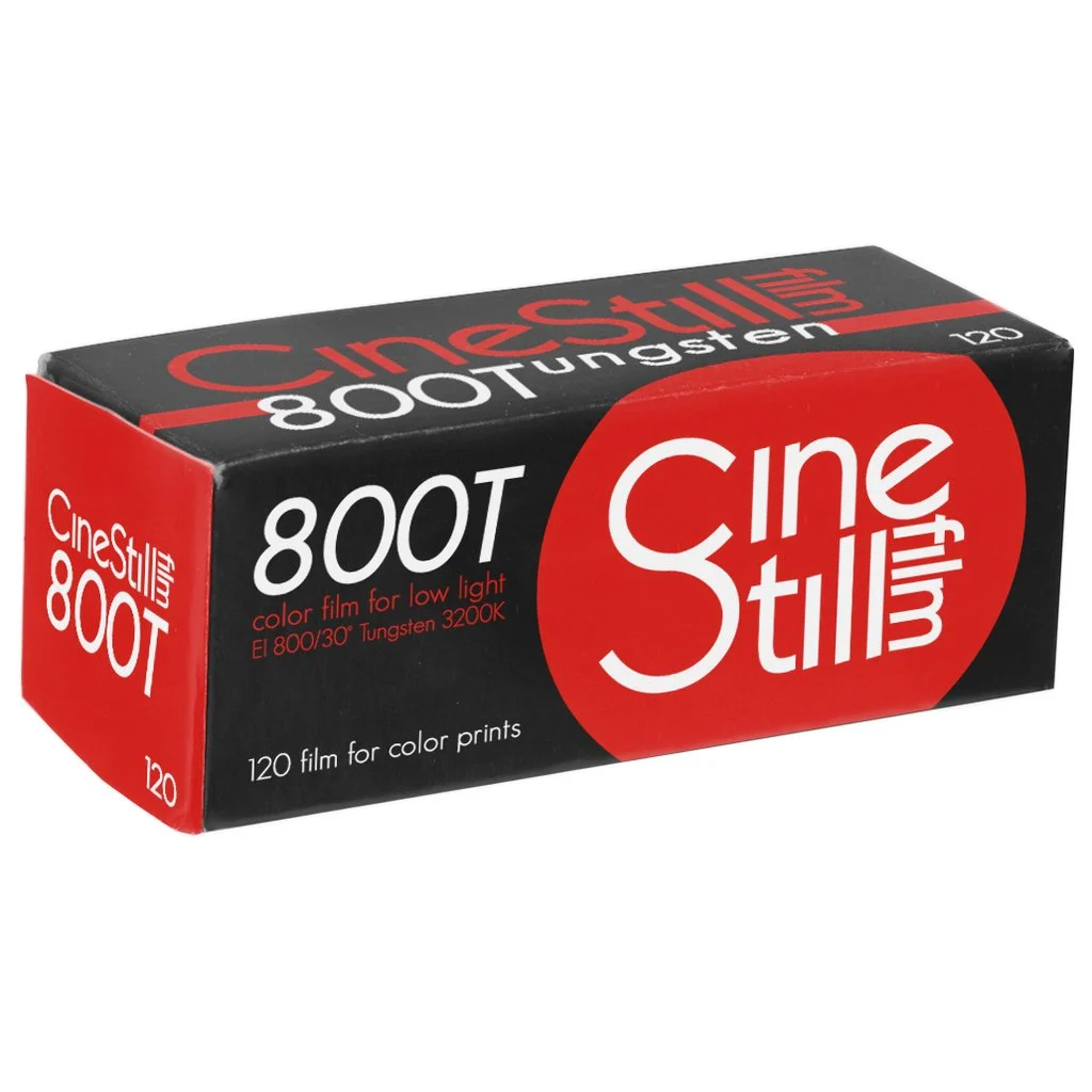 Cinestill 800t Tungsten Xpro C-41 Color Negative Film - 120 Roll Film
