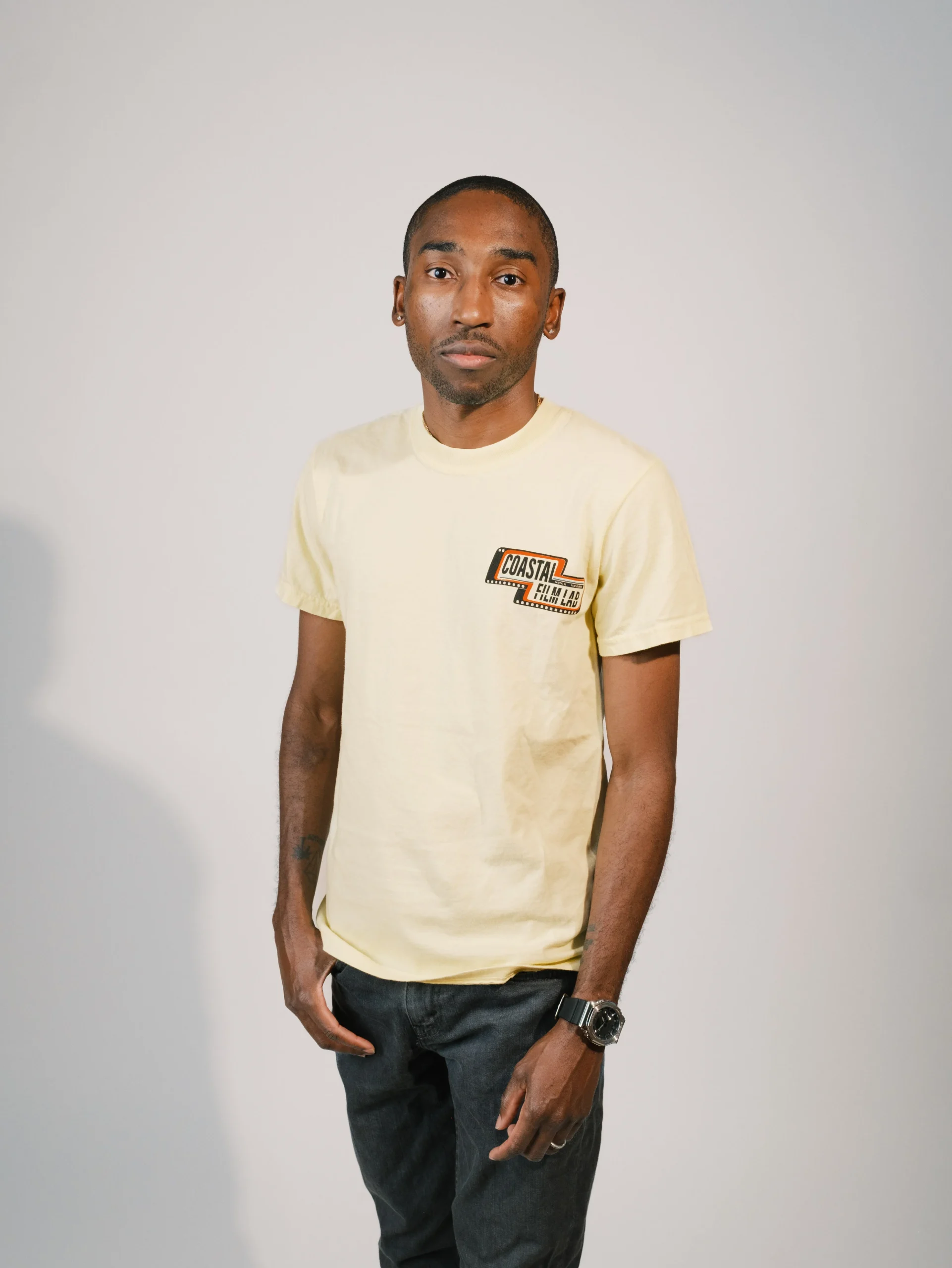 Coastal Develop From Negatives Surfer T Shirt Tee - Banana