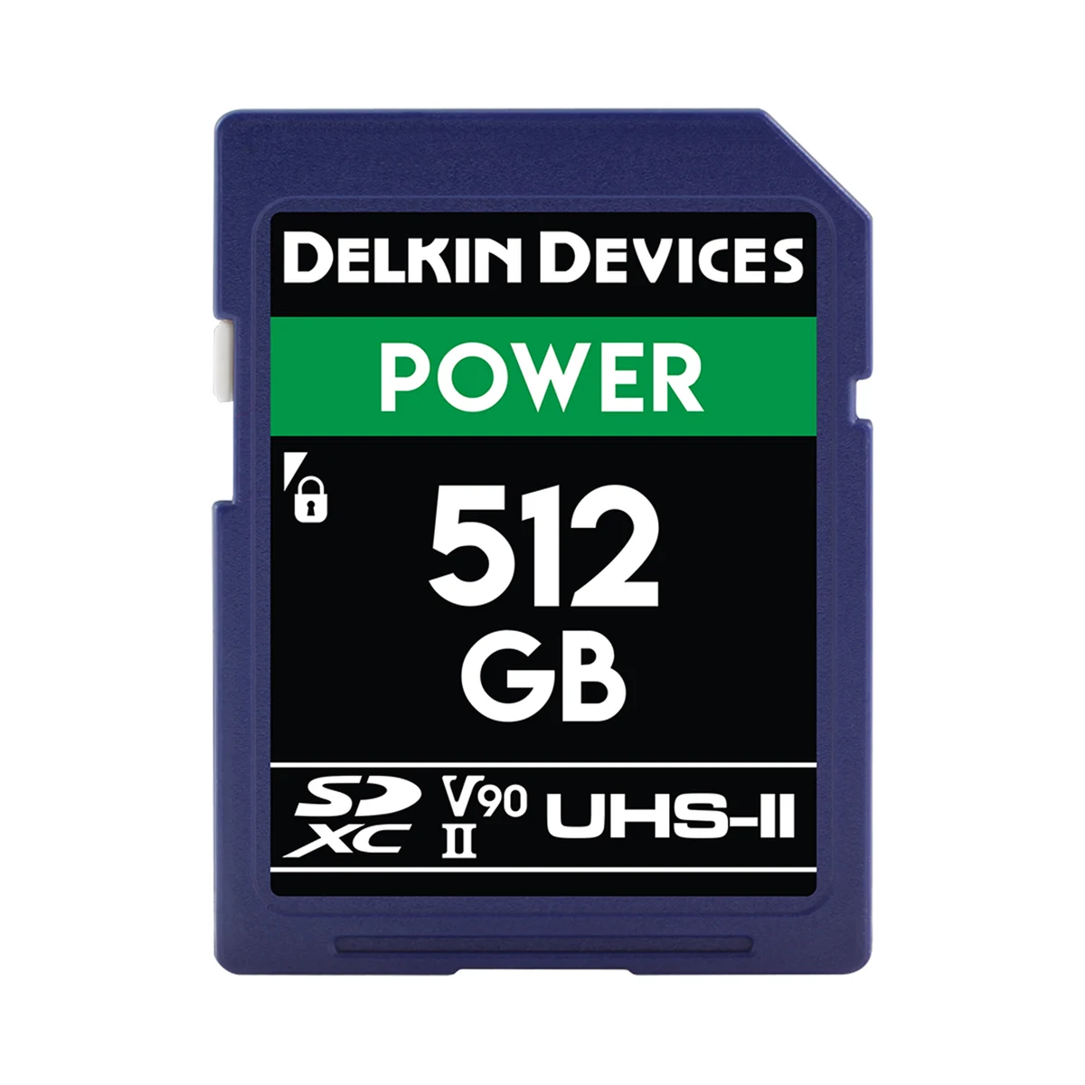 Delkin Devices 512GB POWER UHS-II (U3/V90) SDXC Memory Card