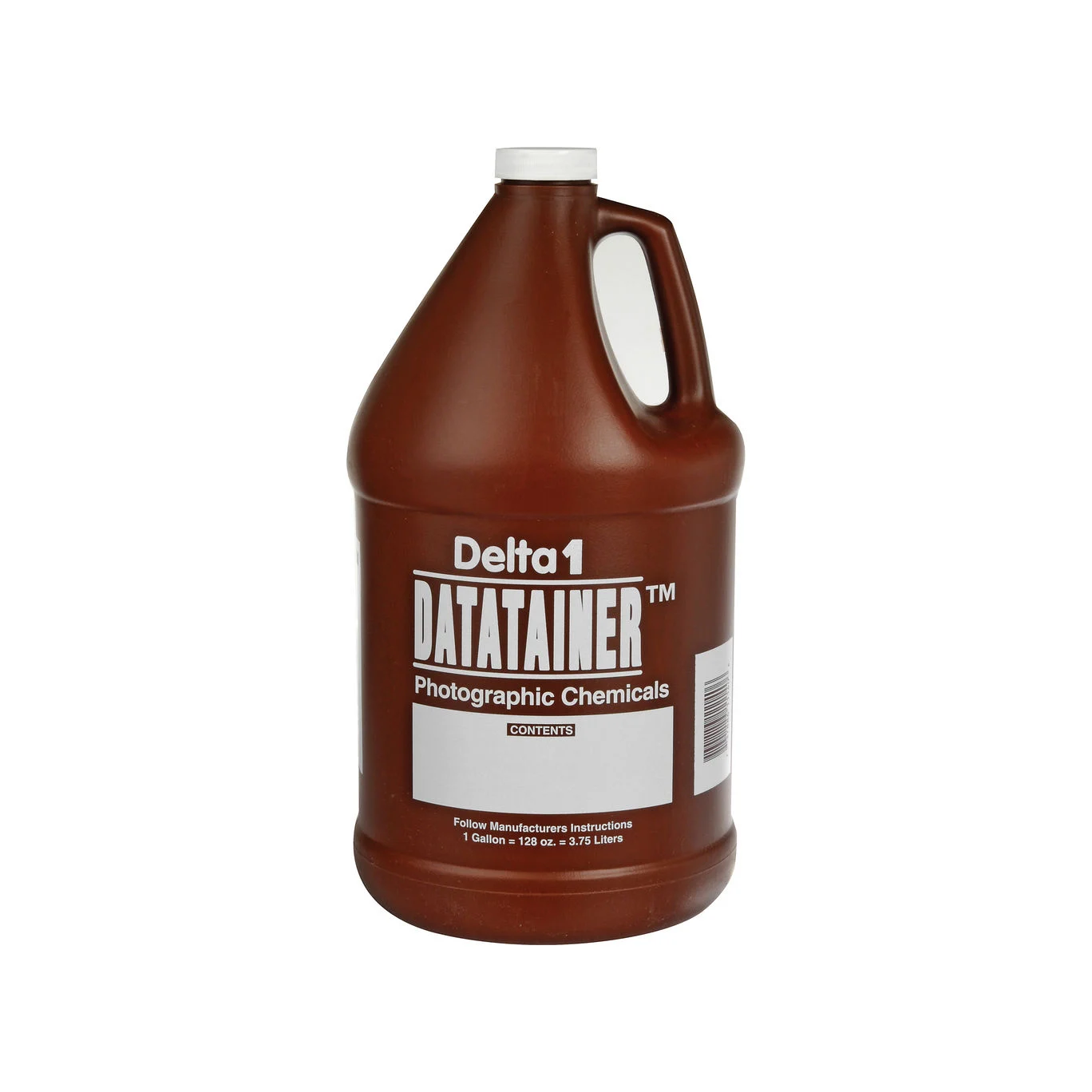 Delta 1 Datatainer Chemical Storage Bottle 128 oz - One Gallon