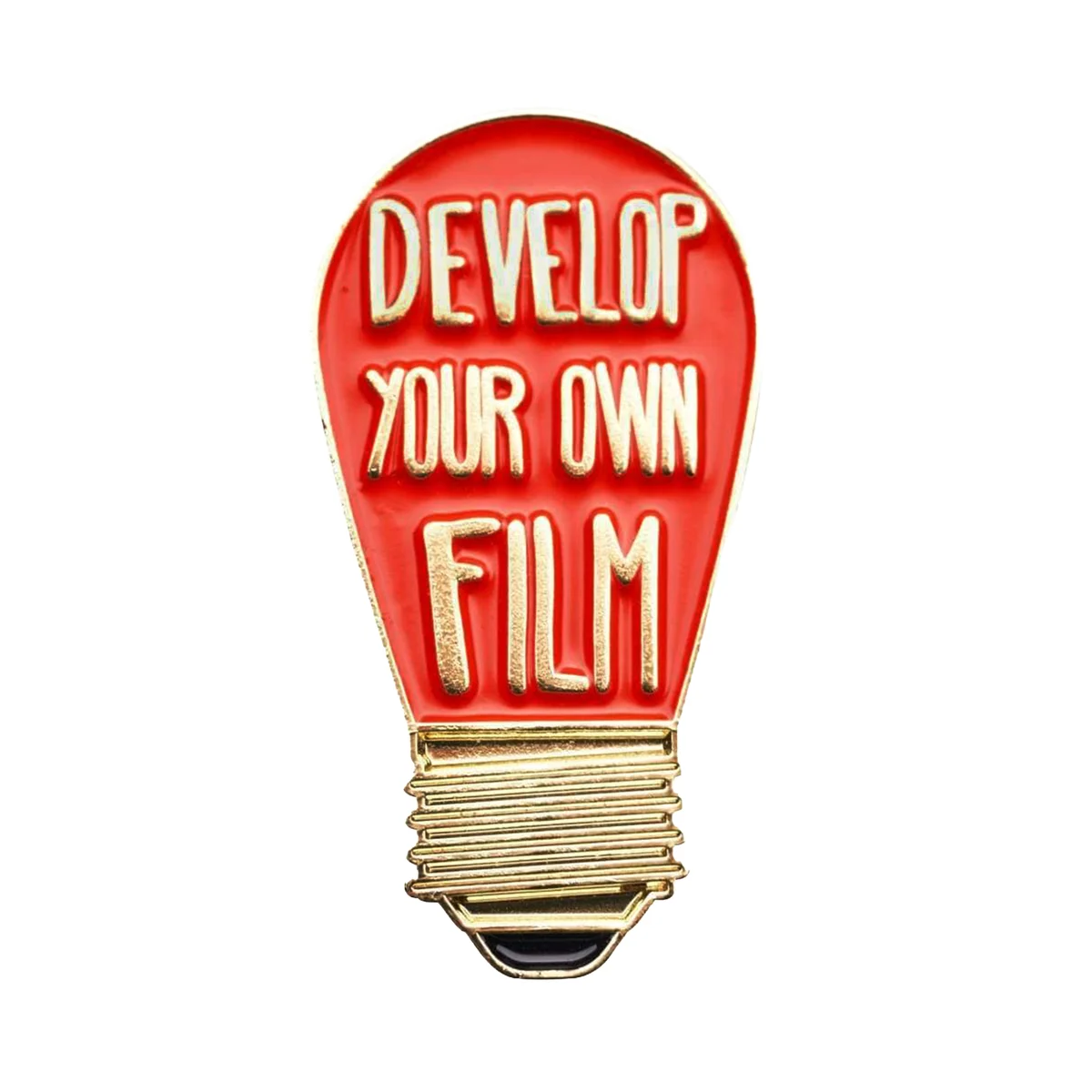 Develop Your Own Film Darkroom Red Bulb Pin