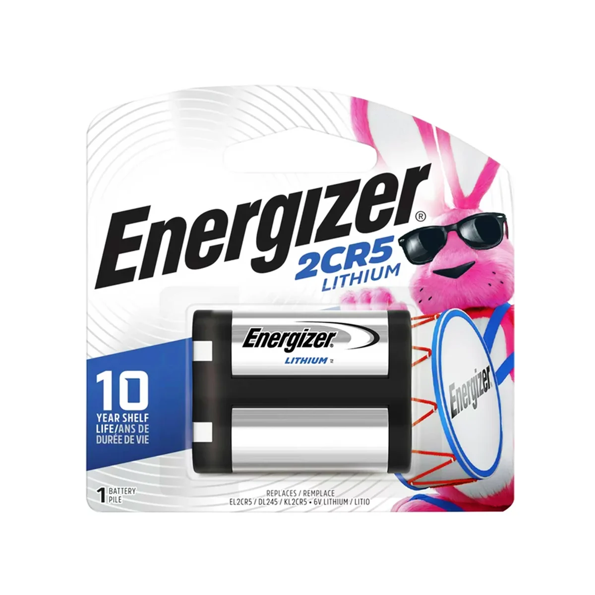 Energizer 2CR5 Lithium Battery - 6 Volt