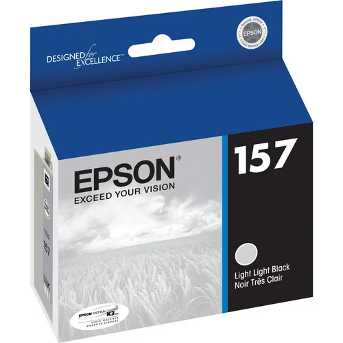 Epson T157 UltraChrome K3 Ink Cartridge - Light Light Black