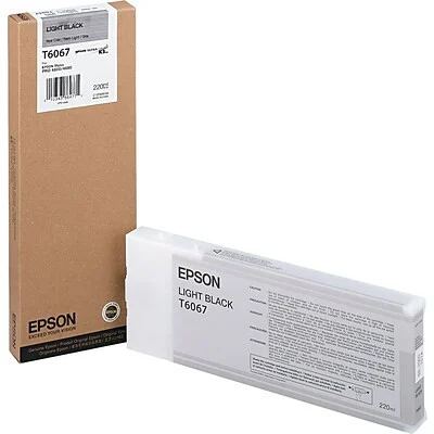 Epson T606 UltraChrome K3 Ink Cartridge 220ml - Light Black