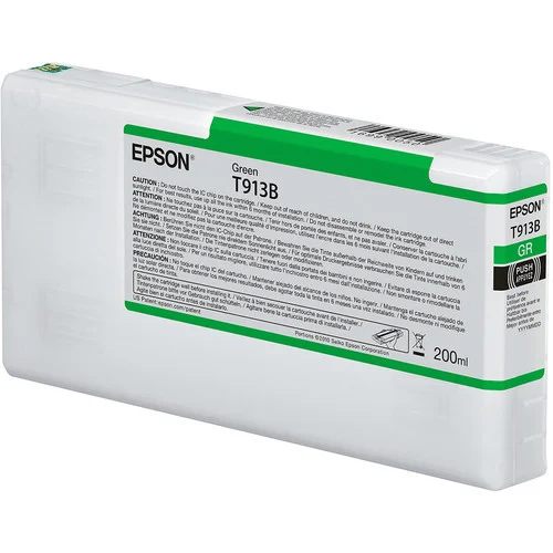 Epson T913 UltraChrome HDX Ink Cartridge 200ml - Green