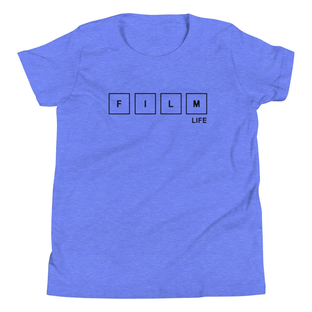 Film Life Block Youth Short Sleeve T-Shirt