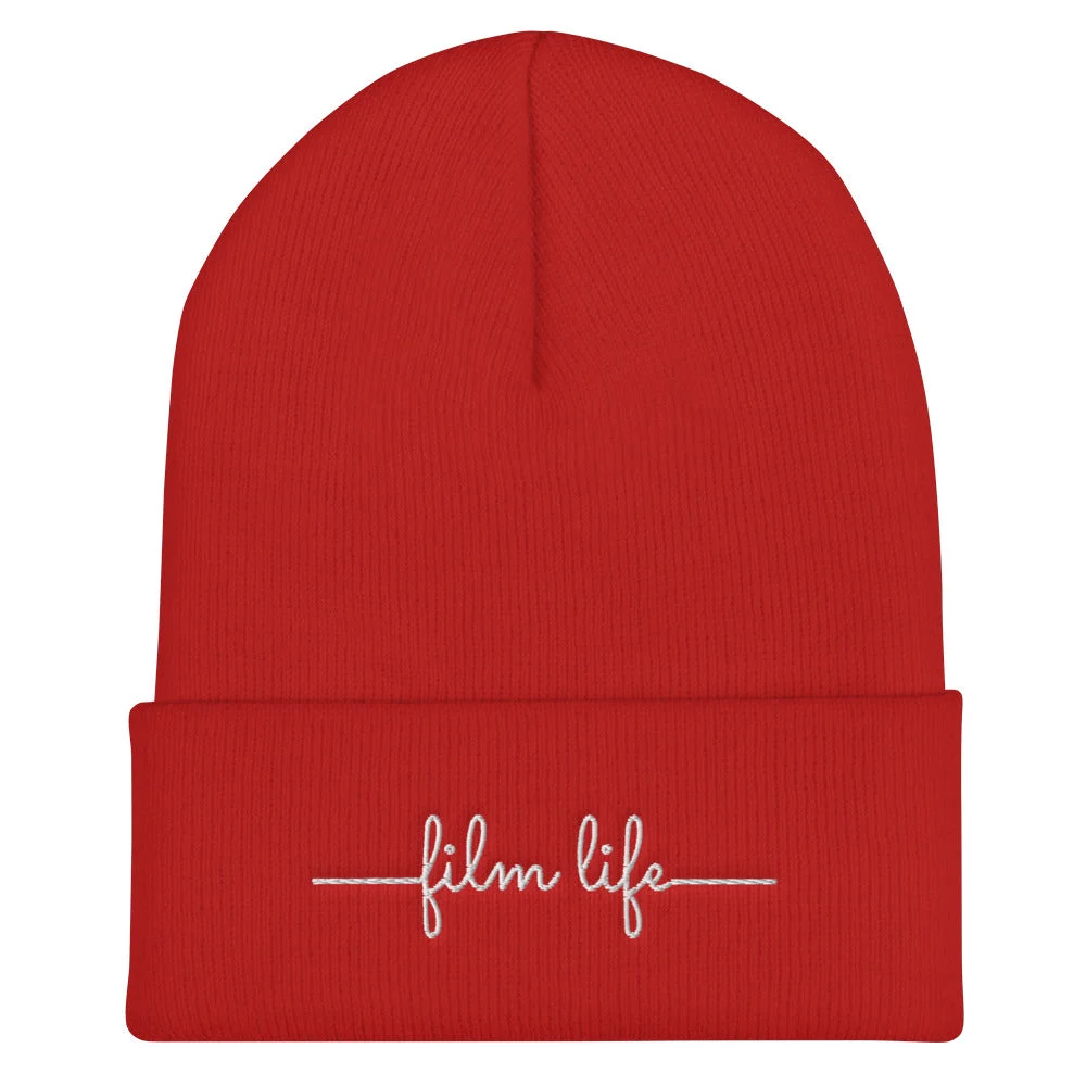 Film Life Cursive Cuffed Beanie