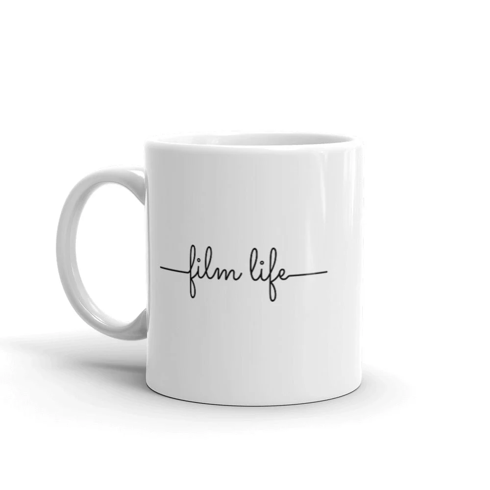 Film Life Cursive Mug