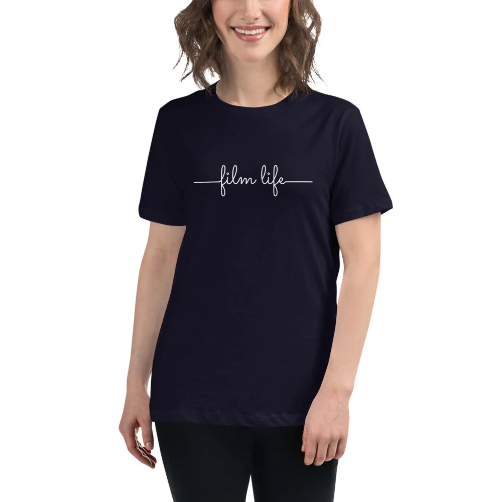 Film Life Cursive Women's Relaxed T-Shirt