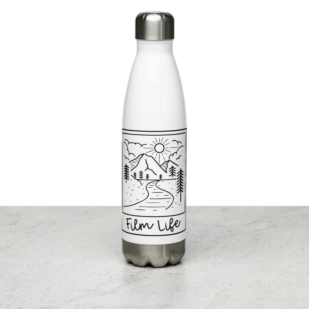 Film Life Polaroid Stainless Steel Water Bottle