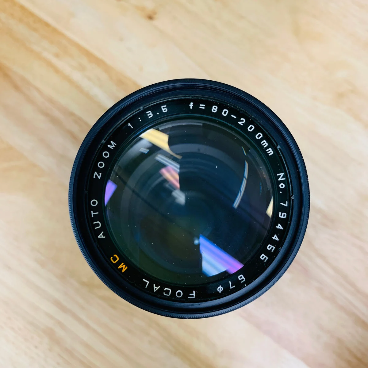 Focal MC Auto Zoom 1:3.5 f=80-200mm Camera Lens 67mm for Minolta MD Mount