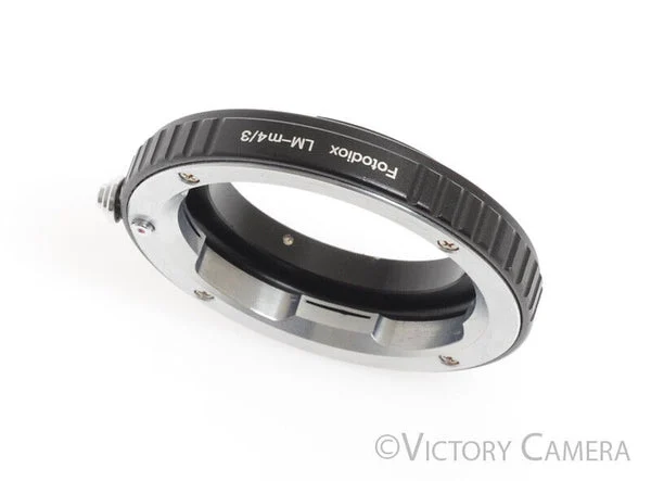 Fotodiox LM-m4/3 Leica M Mount to Micro 4/3's (Lumix) Lens Adapter -Near Mint- [MINT-]