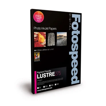 Fotospeed PF Lustre 275 Inkjet Paper - 6x4", 100 Sheets