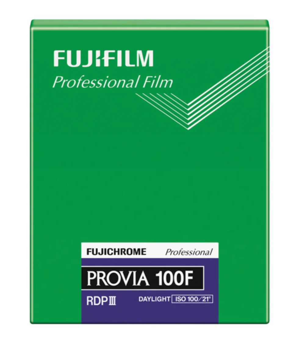 FUJIFILM Fujichrome Provia 100F Professional RDP-III Color Transparency Film (4 x 5", 20 Sheets)