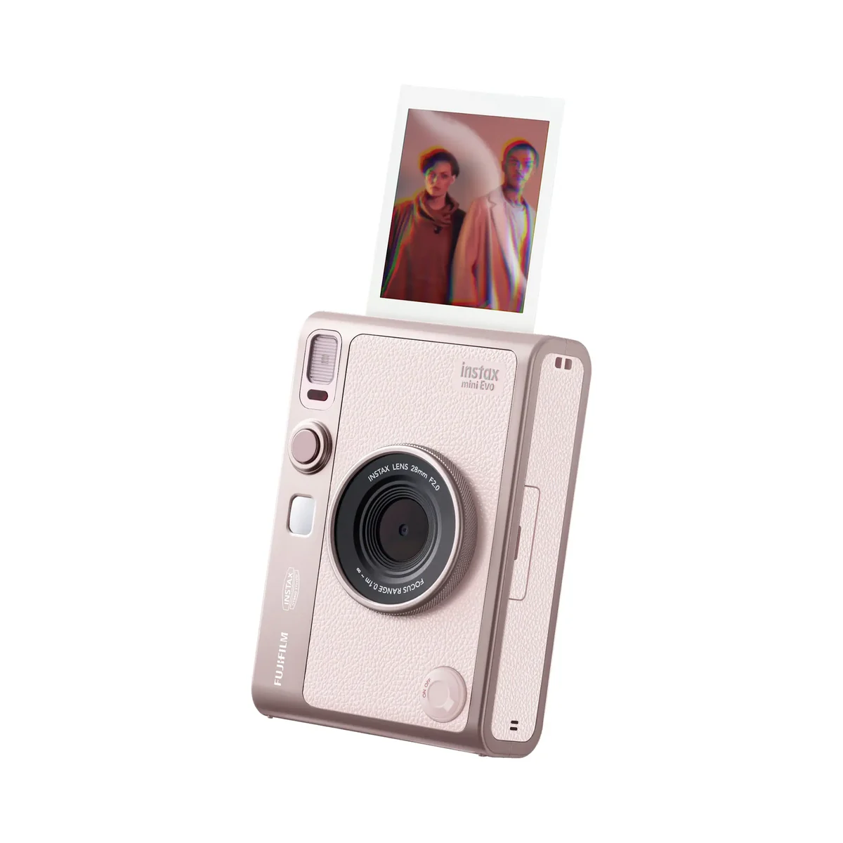 Fujifilm Instax Mini Evo Instant Camera - Gentle Rose
