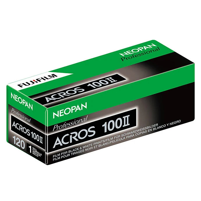 FUJIFILM Neopan 100 Acros II Black and White Negative Film - 120 Roll Film
