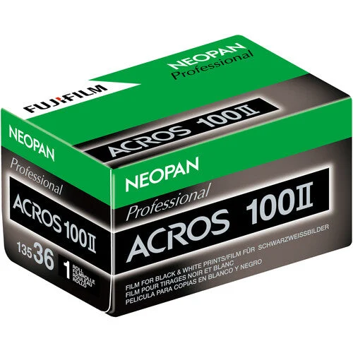 Fujifilm Neopan 100 Acros II Black and White Negative Film - 35mm Roll Film - 36 Exposures